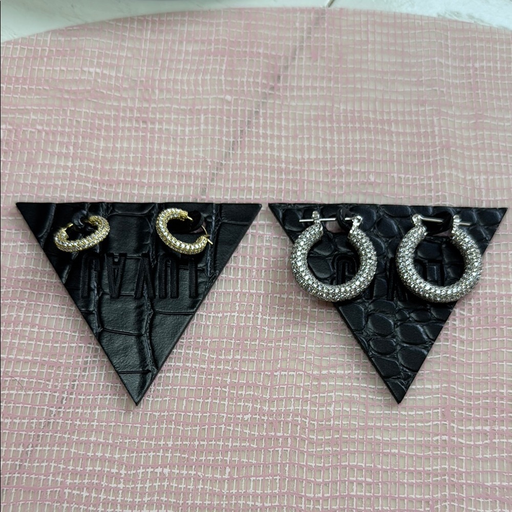 Luv AJ Hoop Earring Hoop Set